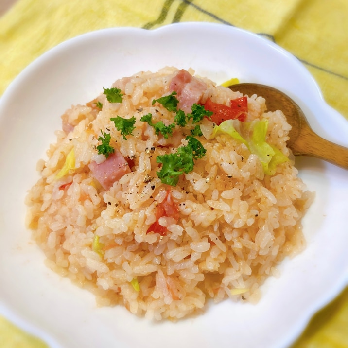 炊飯器で簡単 トマトとベーコンの炊き込みご飯 レシピ 作り方 By ヤスのり子 楽天レシピ 炊飯器で簡単 トマトとベーコンの炊き込みご飯 レシピ 作り方 By ヤスのり子 楽天レシピ